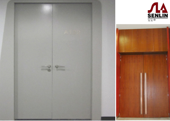 Steel insulation door